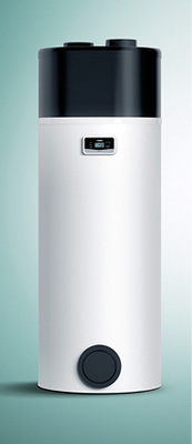 <p>
</p>

<p>
Die Warmwasser-Wärmepumpe Arostor wird mit einem Speicherinhalt von 200 oder 270 Litern angeboten.
</p> - © Vaillant

