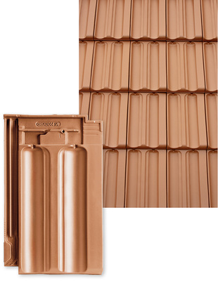 



Der neue Doppelmuldenfalzziegel Regius von Creaton verfügt über fünf ausgeprägte Seitenrippen, die das Eindringen von Regenwasser effektiv verhindern.
