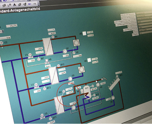 



3
 Das Anlagenschaltbild weist am Speicherausgang mit 73 °C eine signifikant überhöhte Trinkwarmwassertemperatur aus (siehe roten Kreis). Es besteht für den Nutzer Verbrühungsgefahr, es wird Energie verschwendet und die technische Lebensdauer der Anlagenkomponenten reduziert sich – keine Rede von „ökonomischster Betriebsführung“.
