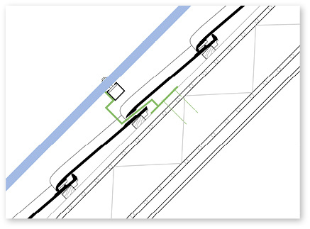 <p>
</p>

<p>
<span class="GVAbbildungszahl">1</span>
 Für die Durchführung von Dachhaken müssen gegebenenfalls der Kopffalz und die Fußrippen ausgespart werden. 
</p> - © AIBau

