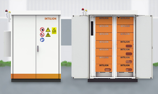 <p>
</p>

<p>
Durch das modulare Konzept lässt sich die Kapazität des Speichersystems von 68,5 kWh auf bis zu 1 MWh erweitern.
</p> - © Intilion GmbH

