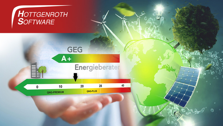 GEG-Software-Pakete unterstützten bei der energetischen Bewertung sowie der gesetzeskonformen Beratung, Planung und Ausführung von klimafreundlichen TGA-Systemen. - © Hottgenroth Software AG
