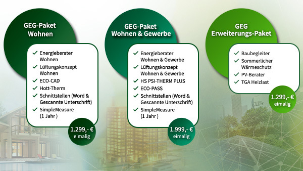 Das passende Paket für eine GEG-konforme Beratung.