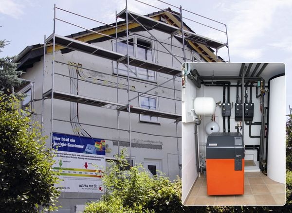 Teilnehmendes Gebäude der Aktion Energie-Gewinner. - IWO