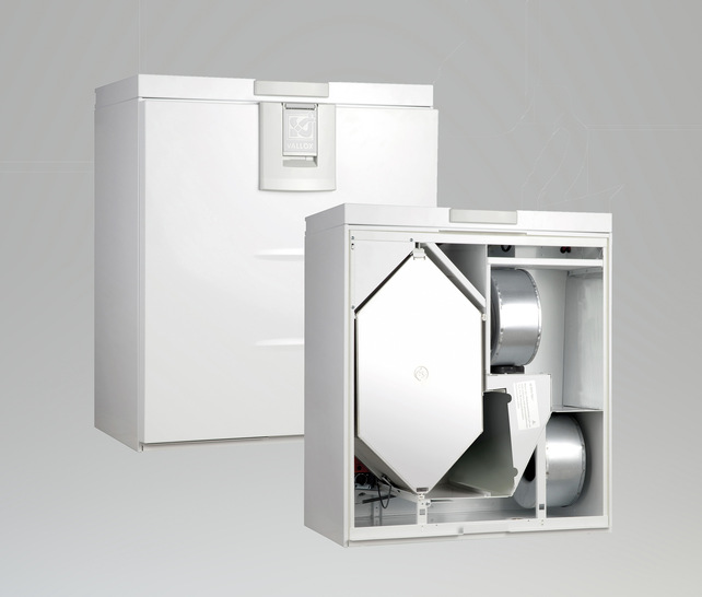 Wie das ValloPlus 240 MV-E kann das gesamte Produktportfolio der Professional Line optional mit Enthalpie-Wärmetauschern ausgerüstet werden. - © Bild: VALLOX GmbH
 Wie das ValloPlus 240 MV-E kann das gesamte Produktportfolio der Professional Line optional mit Enthalpie-Wärmetauschern ausgerüstet werden.