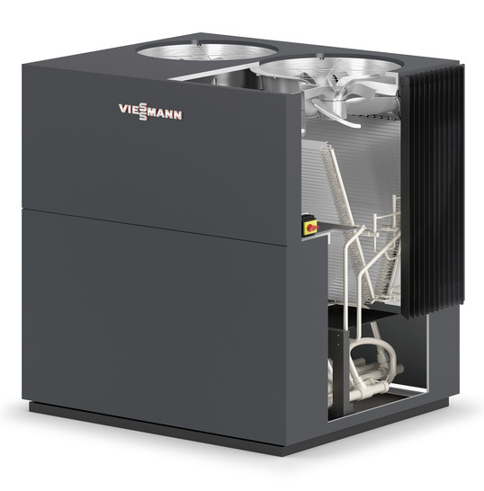 Die Luft/Wasser-Wärmepumpe Vitocal 300-A Pro kann ab August 2020 bestellt werden. - © Bild: Viessmann Werke
