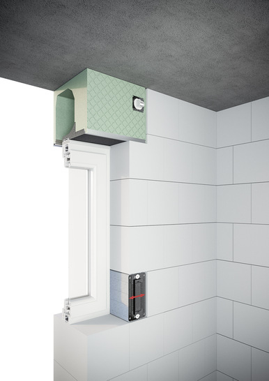 Die EG-Systemdose in der Gurtausführung und der Neoline-Gurtkasten vereinfachen und ­beschleunigen die Gurtmontage.