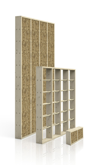 Das Bauen mit Stroh geht mit den DD24-Holz-Stroh-Modulen von Lorenz weg von Manufakturlösungen hin zur industriell vorgefertigten Elementbauweise.