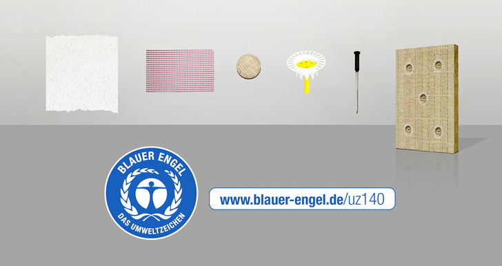 Das WDV-System weber.therm circle wurde mit dem bekannten Umweltzeichen „Blauer Engel“ ausgezeichnet.