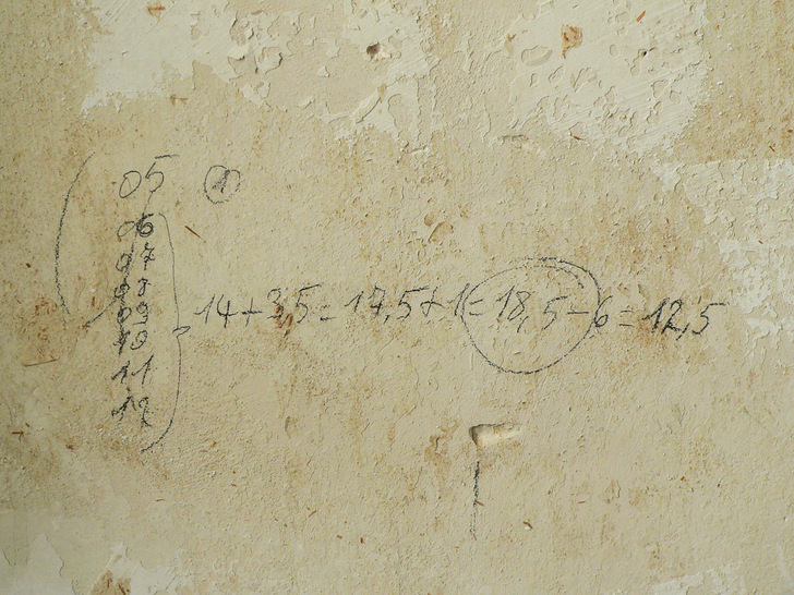 1 Trotz mathematischer Übungen – Gipsputz als Untergrund für Innendämmung ist nicht in jedem Fall geeignet.