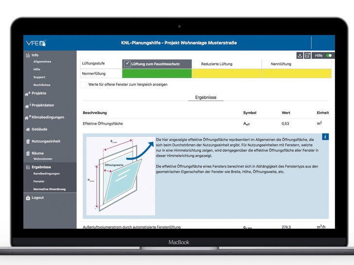 Software erleichtert Lüftungsplanung.