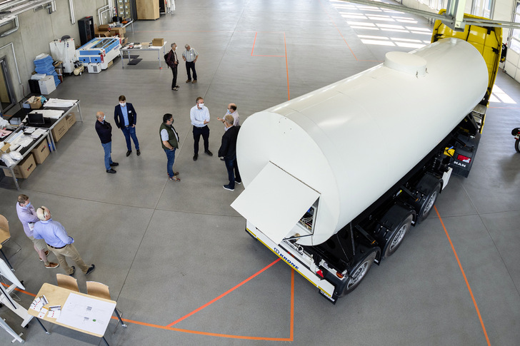 Frisch aus der Fertigung: der neue mobile Wärmetransportcontainer