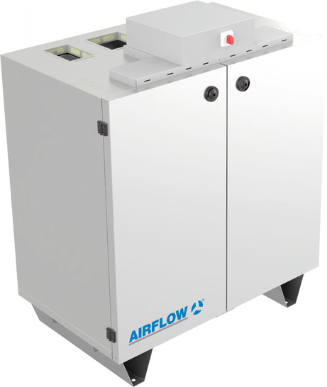 Viel Luft bei wenig Platz liefern die Lüftungsgeräte der Duplexbase PT-Serie. - © Bild: Airflow Lufttechnik
