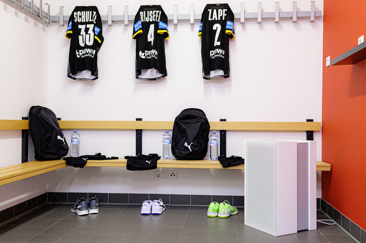 Der Luftreiniger KA-520 kam beim Handball- Länderspiel der Frauen zwischen Deutschland und den Niederlanden zum Einsatz.
