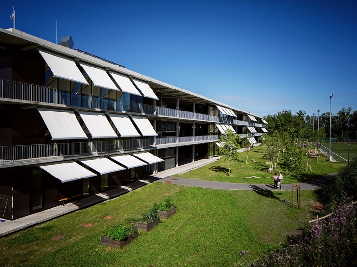 Die neue Schule am See in der Vorarlberger e5-Gemeinde Hard ist nach strengsten ökologischen und energetischen Kriterien geplant und gebaut.