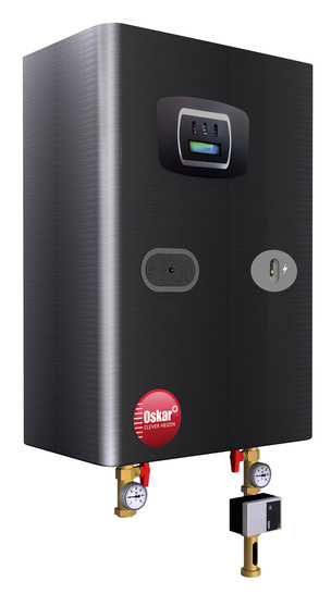 Smart Energy variiert die Drehzahl der integrierten Pumpe in Abhängigkeit der zur Verfügung stehenden Menge an Solarstrom, um Wasser mit der vom Nutzer eingestellten Vorlauftemperatur zu erzeugen.