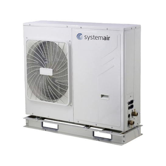 Bei der Monoblock-Luft-Wasser-Wärmepumpe G SYSHP MINI DCI ist eine Backup-Elektroheizung entweder integriert oder als Zubehör erhältlich.