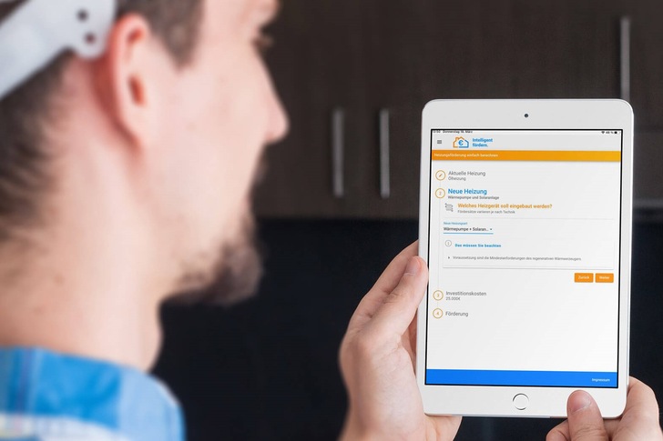 VdZ-App „Intelligent fördern“ für Anlagentechnik in der BEG EM.