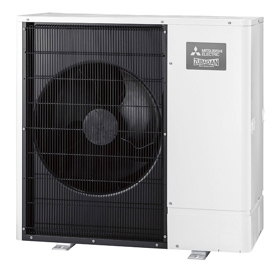 Das neue Ecodan-Mono­block-Wärmepumpensystem gibt es mit drei unterschiedlichen Verdichtertypen und in sechs Leistungsgrößen (4-14 kW).