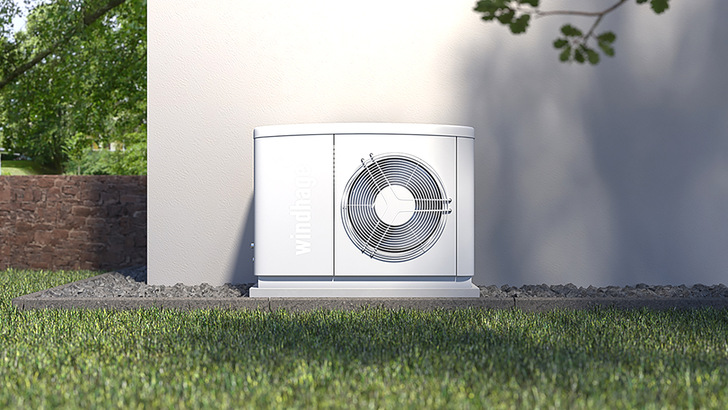 Die Wärmepumpe Aerowin eignet sich für den Neubau.