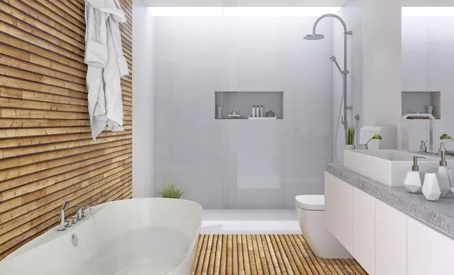 Für Bäder sind viele Entlüftungsoptionen zulässig.