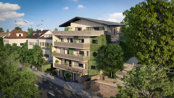 Wohnprojekt in Stuttgart setzt auf maximale Nachhaltigkeit. - © TRIQ GmbH
