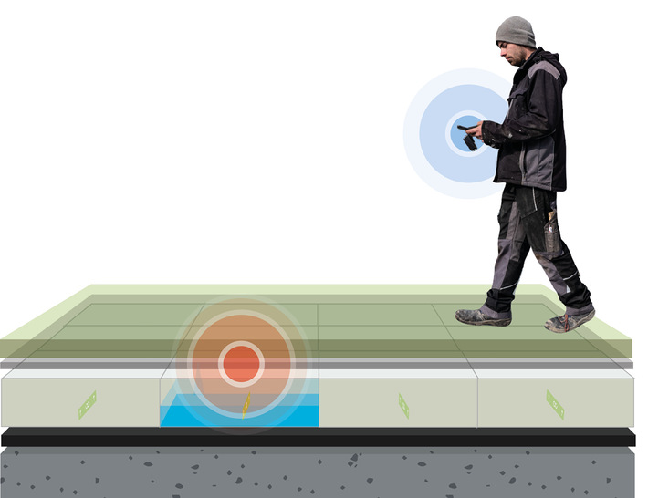 Hohe Flexibilität, Genauigkeit und Signalstärke der HUM-ID-Sensoren ermöglichen eine ­verlässliche und zielgenaue Bauwerkskontrolle.