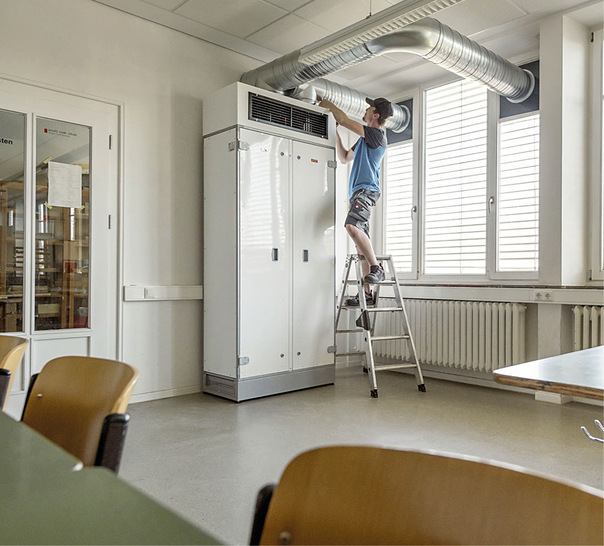 Der Bund fördert den Einbau stationärer raumlufttechnischer Anlagen in Einrichtungen für Kinder unter 12 Jahre.