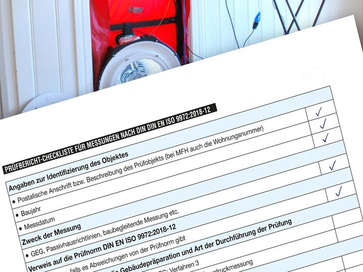 Checkliste erleichtert normgerechte Prüfung.