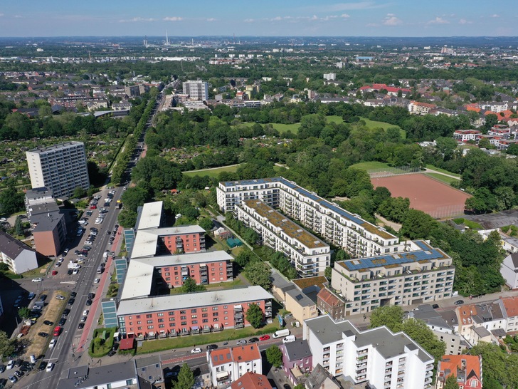 Für das Wohnquartier in der Subbelrather Straße in Köln-Ehrenfeld erarbeiten der Bauträger WvM Immobilien und der Energieversorger Naturstrom ein klimaschonendes Energiekonzept. - © WvM Immobilien
