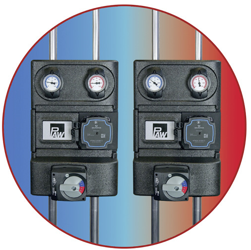 Die Pumpengruppen CoolBloC können sowohl zum Heizen als auch zum Kühlen eingesetzt werden.