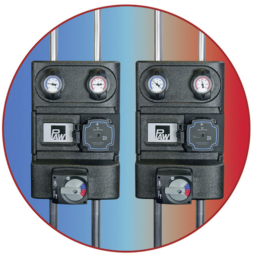 Die Pumpengruppen CoolBloC können sowohl zum Heizen als auch zum Kühlen eingesetzt werden. - © Bild: PAW
