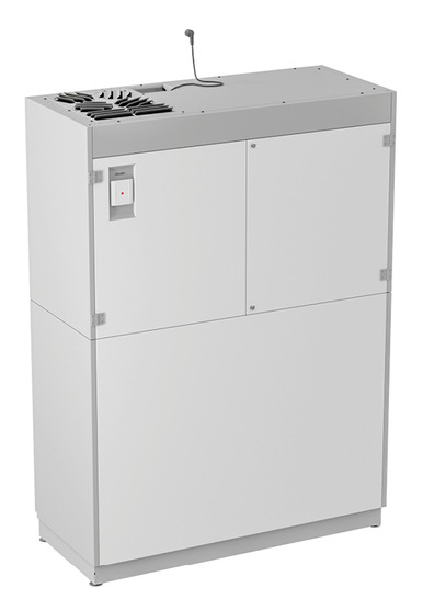 Bei dem dezentralen Lüftungsgerät WZA handelt es sich um eine steckerfertige Lösung, die sofort nach der Aufstellung einsatzbereit ist.