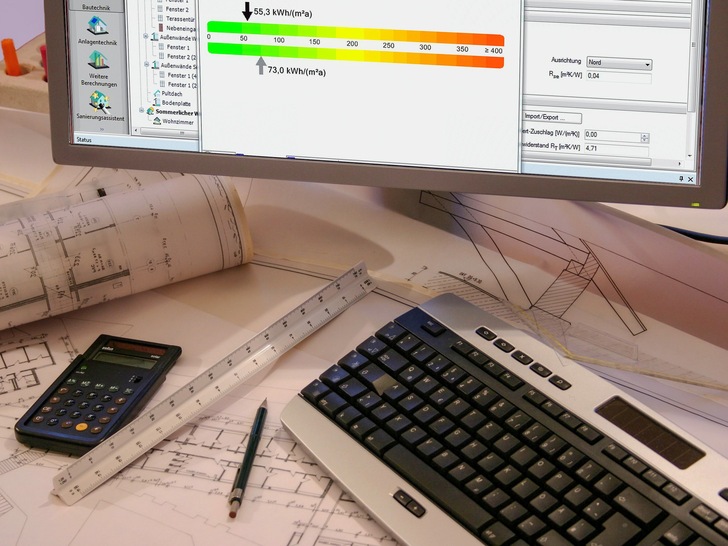 Mit GEG-Software lassen sich unter anderem Energieausweise erstellen und Gebäudedaten erfassen.