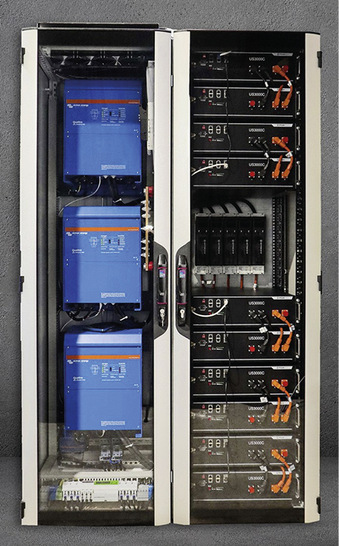 Die Neo Tower-Stromspeicher sind modular aufgebaut.