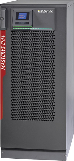 Mit dem IP20-Metallgehäuse erfüllt die USV-Anlage Masterys EM+ die Anforderungen der EN 60598-1.