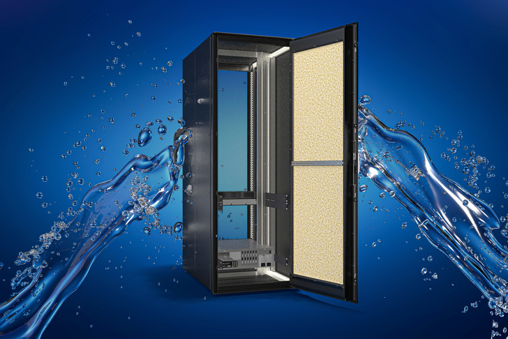 Wasserkühllung für Rechenzentren. kann die Effizienz erhöhen und Abwärme nutzbar machen. - © Schäfer IT-Systems
