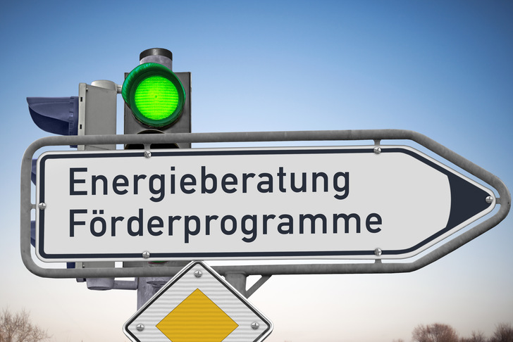 Signal auf Grün für "Energieberatung, Förderprogramme" (Symbolbild)