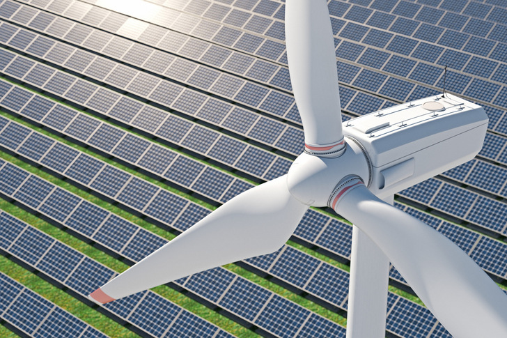 Drei Viertel des Ökostroms in Deutschland erzeugen Photovoltaik- und Windkraftanlagen.