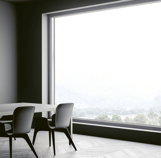 Das Profil von Salamanders Greta-Fenster besteht vollständig aus recyceltem PVC und Produktionsresten.