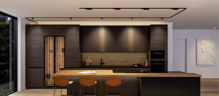 Die One Cable-Leuchten lassen sich einzeln oder in Gruppen ansteuern, Farbtemperatur und Dimmlevel können individuell eingestellt werden.