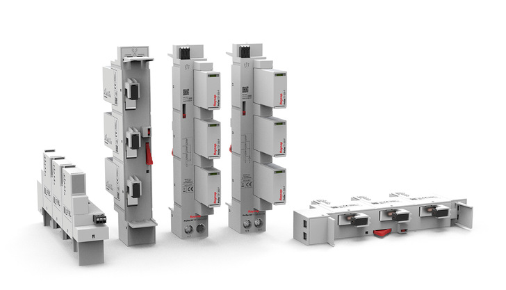 Für den Überspannungsschutz aller Arten von Stromverteilungssystemen hat Raycap den Pro Tec 60 für die 60-mm-Sammelschiene entwickelt.