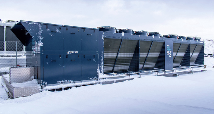 Die Großwärmepumpe Heat Quantum läuft effizient bei Temperaturen bis – 20 °C.