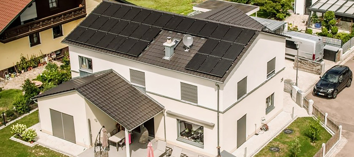 ﻿Der Trend im Privatkundenmarkt: schwarze Solarmodule
