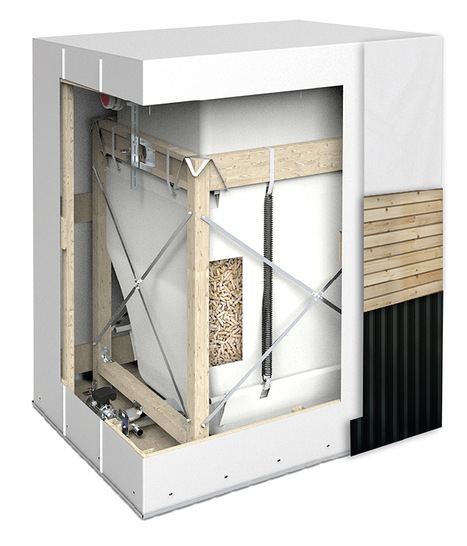 Den Pellets-Außentank Flexilo Outdoor haben zwei Personen in fünf bis sieben Stunden aufgebaut.