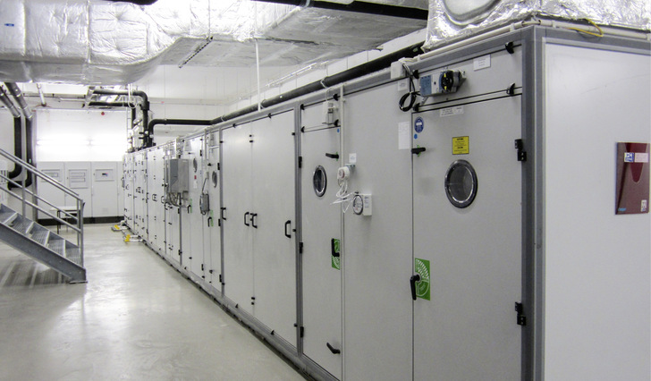 Das Forschungsprojekt EnKH hat die Lüftungsanlage der Medizinischen Hochschule Hannover hinsichtlich adiabater Kühlung vermessen.