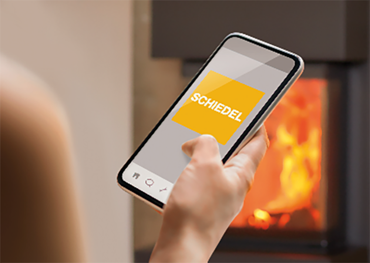 Die Abbrandsteuerung Inflame! lässt sich über eine App bedienen.