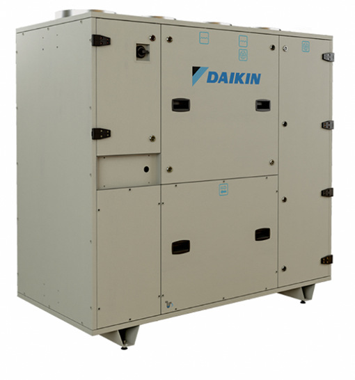 Dank 50 mm Mineralwolldämmung arbeiten die Kompaktlüftungsgeräte Modular T leise. Noch leiser macht sie ein auf Wunsch erhältlicher Schalldämpfer.