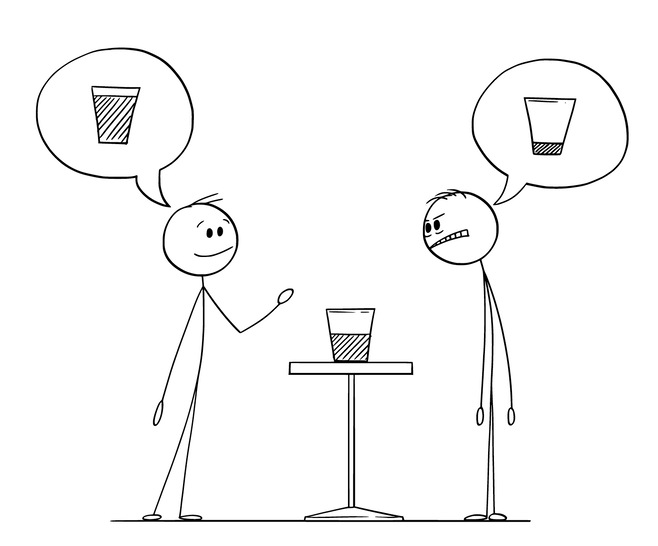 Ist das Glas nun halb voll oder halb leer? Oder ist das Glas nur doppelt so groß, wie es sein müsste? Oder ist es gar voll – je halb mit Wasser und Luft? Wenn ein Energieberater erkennt, dass sein Kunde eine zu pessimistische Sicht auf die erreichten Dinge hat und Maßnahmen zur Verbesserung der energetischen Effizienz eigentlich nicht anzuraten sind, muss er auch mal „Nein“ sagen können.