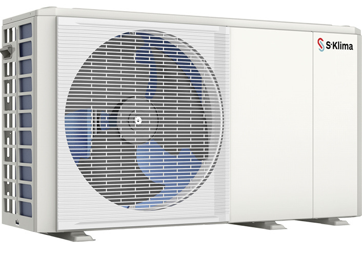 Zur Standardausstattung der Luft/Wasser-Wärmepumpen SAS gehören hydraulische Komponenten wie Ausdehnungsgefäß, Entlüfter, Pumpe, Sicherheits­ventil und Strömungswächter.